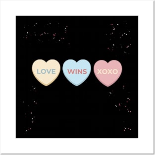 love wins xoxo Posters and Art